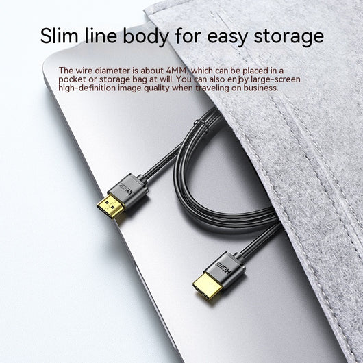 Cable HDMI Portátil Ultrafino de Alta Definición para Proyectores y Monitores