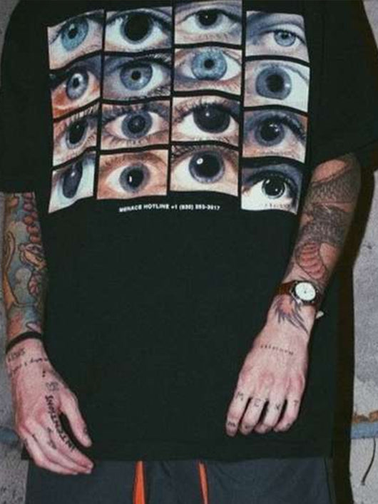 Camiseta Holgada de Manga Corta Estilo Street para Hombre - Image 12