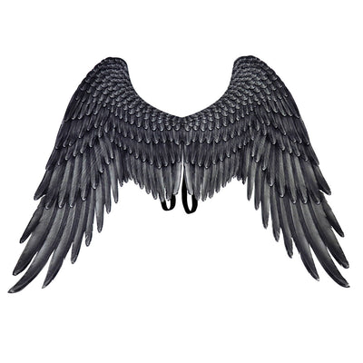 Alas de Ángel Oversized Unisex Negro y Blanco para Halloween - Image 6
