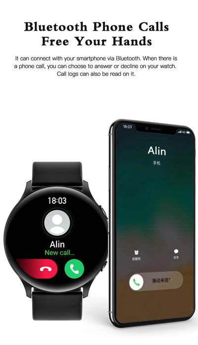 Reloj Inteligente con Monitor Cardíaco, Temperatura Corporal y Asistente de Voz - Image 16