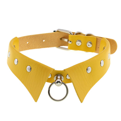 Collar Punk de Cuero Personalizado - Diseño Minimalista y Moderno - Image 9