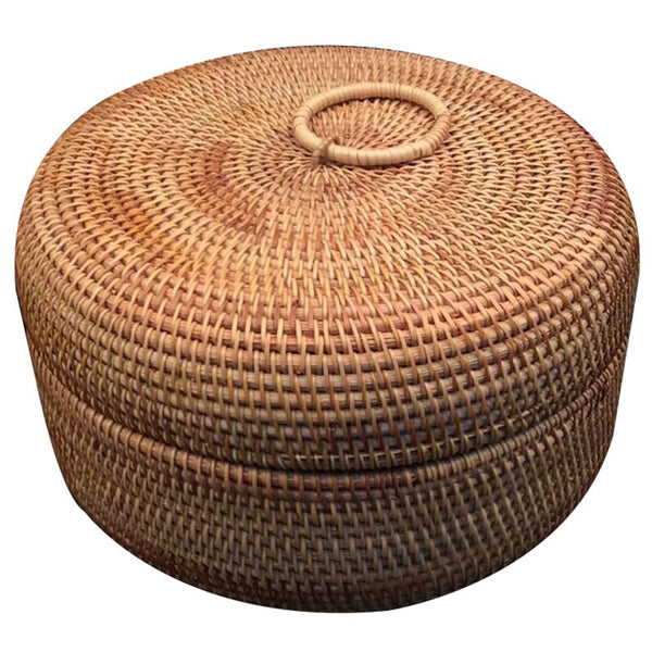 Cesta Tejida de Ratán Otoñal para Almacenamiento de Frutas Secas, Dulces y Snacks - Image 5