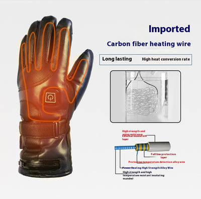 Guantes Calefactables Impermeables para Motocicleta - Protección Total en Invierno - Image 9