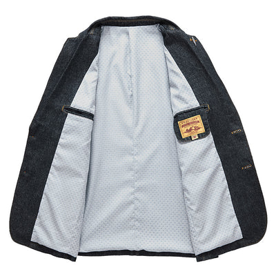 Chaqueta Denim Slim Fit Ejecutiva para Primavera y Otoño - Image 5