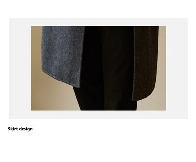 Abrigo de Lana Reversible Largo para Hombre - Image 9