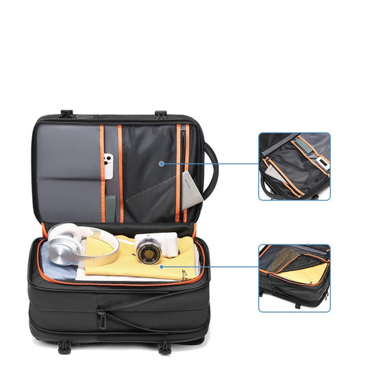 Mochila de Viaje Expandible Impermeable con Gran Capacidad para Hombre - Image 2