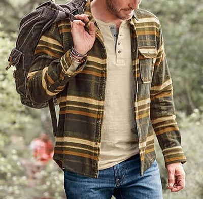 Camisa Manga Larga Han Chao Estilo Joven para Hombre - Image 6