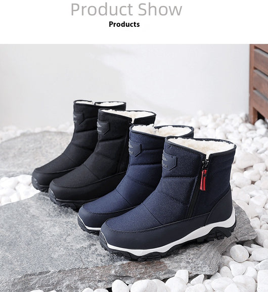 Botas de Nieve Harbin Invierno - Aislamiento Térmico Grueso y Esponjoso - Image 22