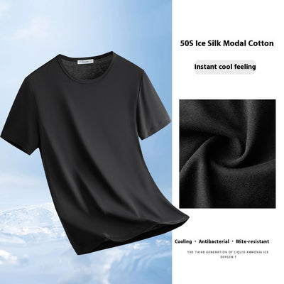 Playera Modal Ice Silk de Manga Corta para Hombre - Tecnología Refrescante - Image 7