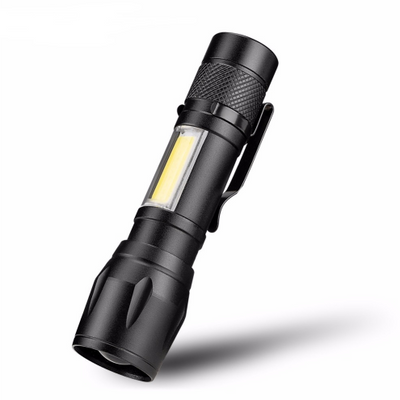Linterna LED Telescópica Mini COB de Aluminio - Portátil y Potente