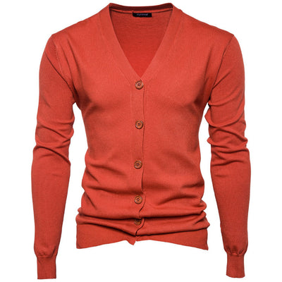 Suéter Cardigan Básico Hombre Otoño Invierno - Diseño Suelto y Versátil - Image 4