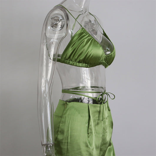 Conjunto de Tres Piezas: Chaleco, Camisa y Pantalón Recto para Mujer - Image 24