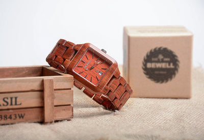 Reloj de Cuarzo para Hombre Estilo Europeo Bambú Elegante - Image 6