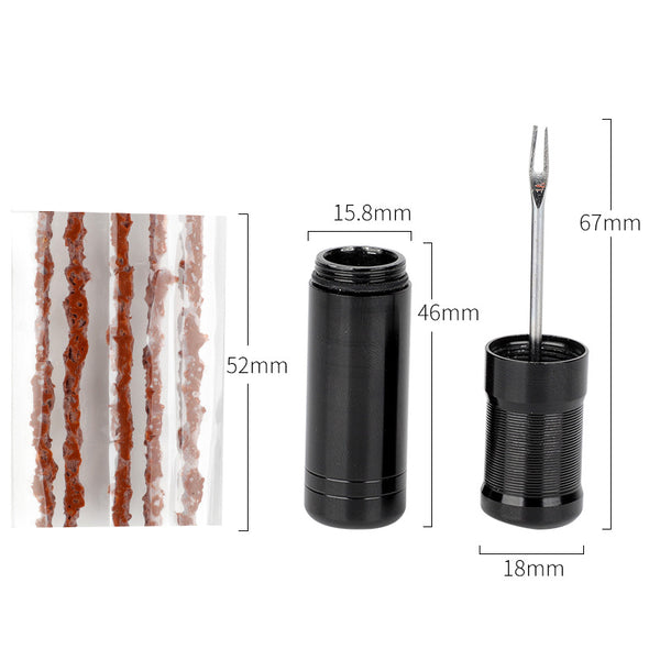 Kit Portátil de Reparación de Llantas para Bicicleta