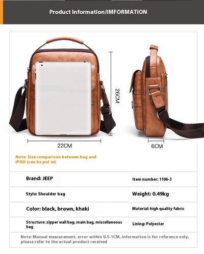 Mochila Cruzada Compacta para Documentos - Estilo Casual Hombre - Image 32