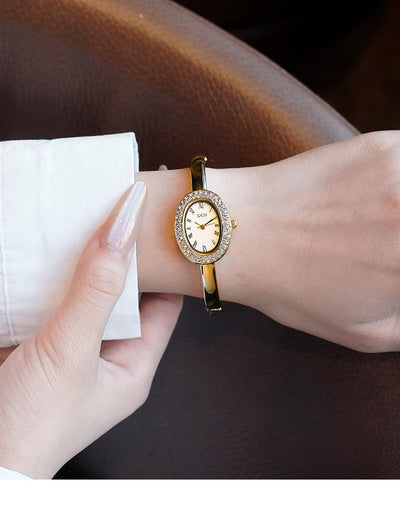 Reloj Pulsera Mujer Diseño Ovalado Elegante - Image 27