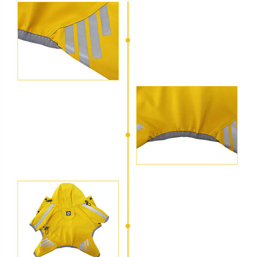 Impermeable Completo para Perros de Cuatro Patas - Protección Total contra la Lluvia - Image 8