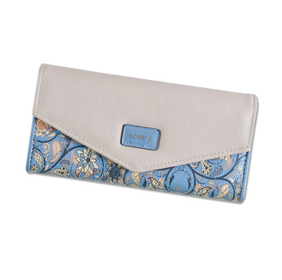 Cartera de Cuero Tri-Fold con Cierre de Hebilla y Gran Capacidad para Estudiantes - Image 3