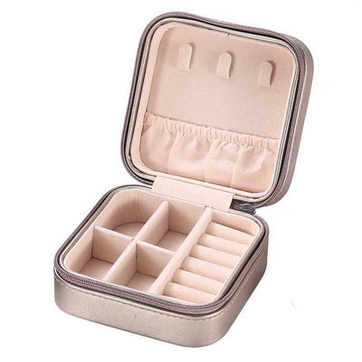 Caja de Almacenamiento Portátil con Cierre de Cremallera para Joyas - Estilo Europeo - Image 8