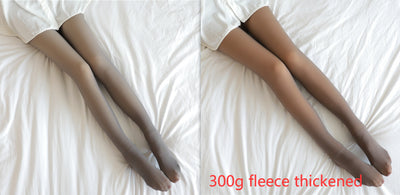 Leggings Térmicos Translúcidos Talla Grande con Forro Polar para Invierno - Image 11