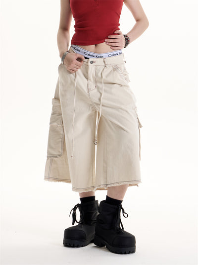 Pantalones Cargo Retro Hot Girl con Múltiples Bolsillos - Image 10