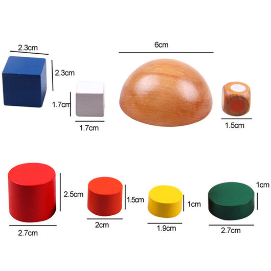 Juego de Bloques Geométricos de Madera con Equilibrio - Image 5