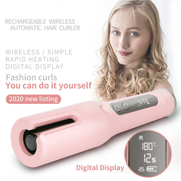 Rizador Automático Inalámbrico con Pantalla LCD y Tecnología Cerámica
