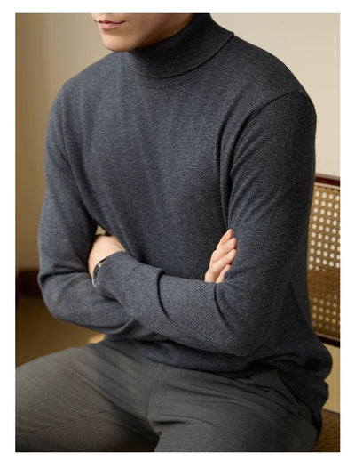 Suéter Cuello Alto Térmico para Hombre - Abrigo Casual Perfecto - Image 5
