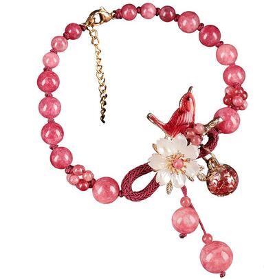Pulsera Tobillera Vintage con Esmalte Campanilla - Image 5