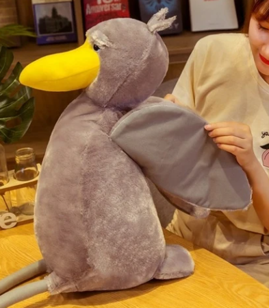 Peluche Suave Cigüeña Gris - Juguete de Felpa Premium - Image 7