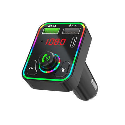 Reproductor MP3 para Auto con Bluetooth y Luz Ambiental - Image 9