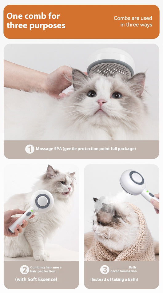 Peine Spray Masajeador para Gatos - Limpieza y Relajación - Image 18