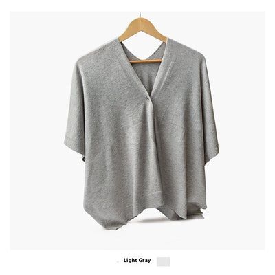 Cardigan Tejido Versátil de Color Liso - Abrigo de Viaje Elegante - Image 12