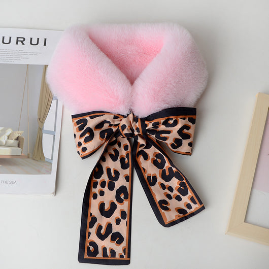 Pañuelo Estampado Leopardo Tono Sólido - Image 18