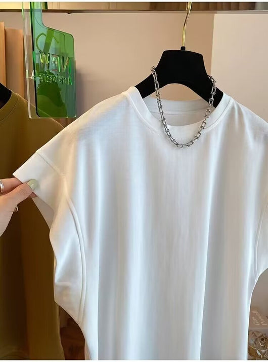 Blusa Suelta sin Mangas de Color Sólido - Comodidad y Estilo - Image 35