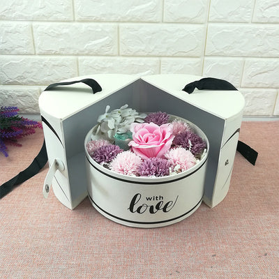 Caja de Regalo Redonda con Apertura Lateral para San Valentín - Image 7