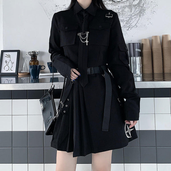 Falda Plisada Corta Oversize con Traje Deportivo para Mujer - Image 6