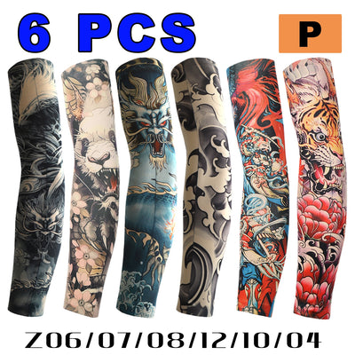 Manga de Protección Solar sin Costuras - Conjunto de 6 Piezas con Tecnología Antitatuaje - Image 13