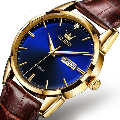 Reloj Mecánico para Hombre Elegante Resistente al Agua con Correa - Image 4