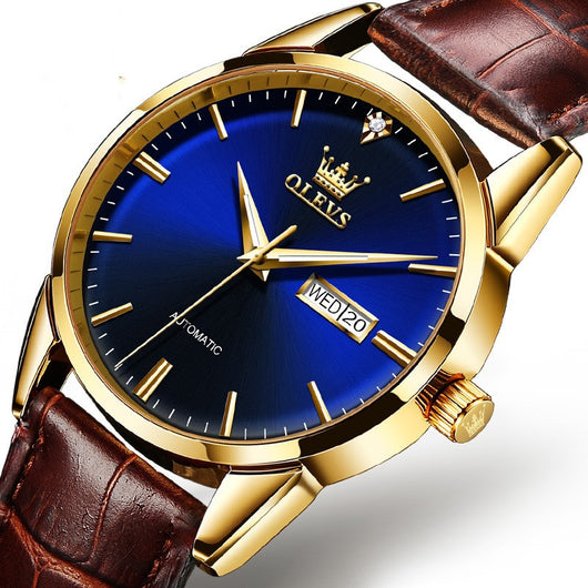 Reloj Mecánico para Hombre Elegante Resistente al Agua con Correa - Image 4