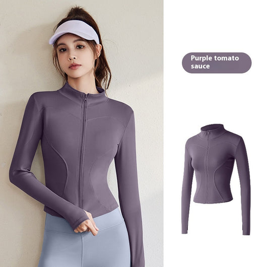 Chaqueta Deportiva Mujer Manga Larga Ajustada para Running, Fitness y Yoga - Image 11
