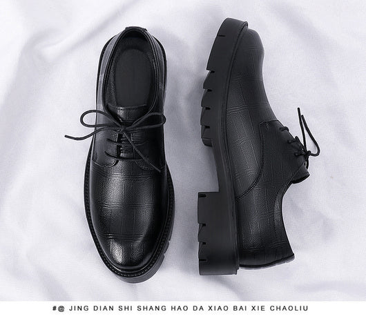 Zapatos Formales de Cuero con Aumento de Altura 10cm - Elegancia y Confianza - Image 14