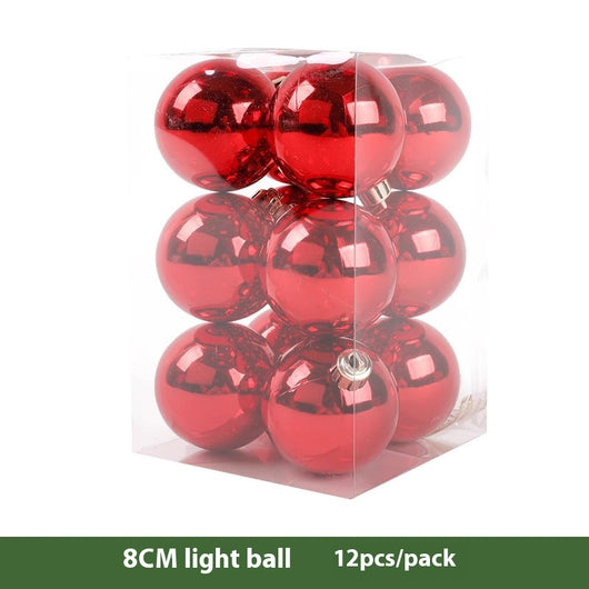 Bola de Navidad Roja Electrochapada - Adorno Colgante para Árbol - Image 16