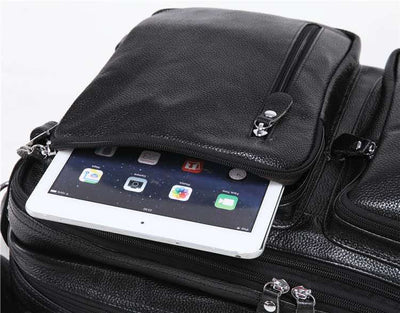 Bolso Multifuncional de Cuero para Hombre - Image 17