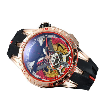Reloj de Silicona Hueca con Esfera Grande y Redonda - Image 8