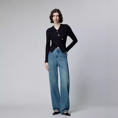 Jeans Retro Americano Clásico para Mujer