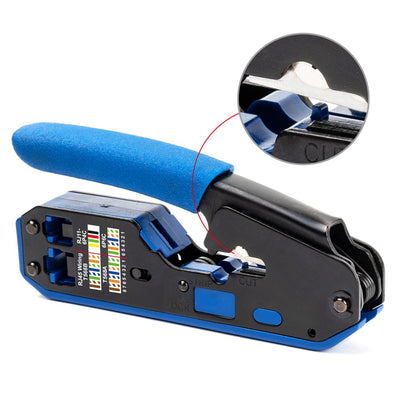 Herramienta Profesional 3 en 1 para Crimping y Pelado de Cables RJ45 - Image 8