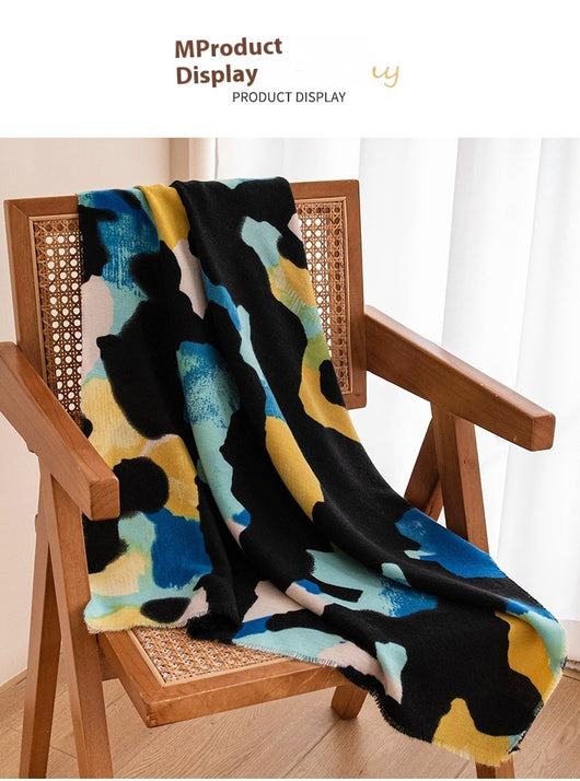 Bufanda de Cachemira Premium para Otoño e Invierno - Elegancia Versátil para Mujer - Image 12