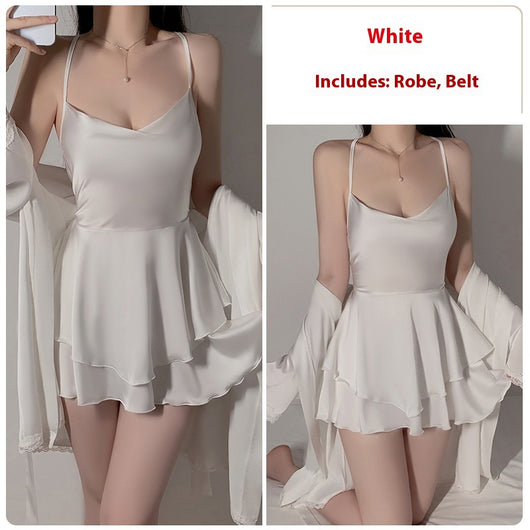 Camisón de Encaje Puro - Conjunto de Lencería Elegante para Casa - Image 7