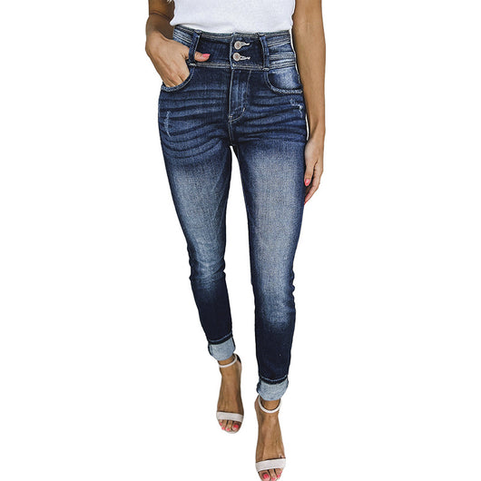 Pantalones Skinny Cintura Alta con Micro Elástico - Image 7